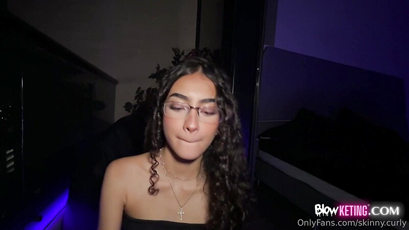 Skinny.Curly Hard Fuck on Balcony