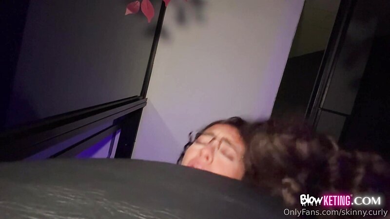 Skinny.Curly Hard Fuck on Balcony