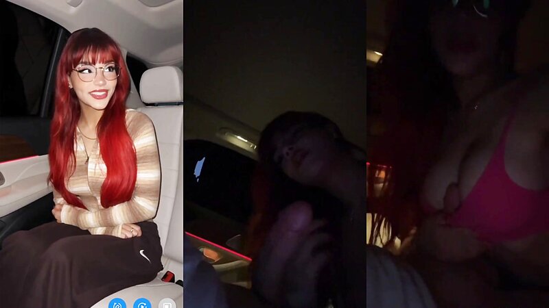 Hannah Jo Sloppy Blowjob in a Car