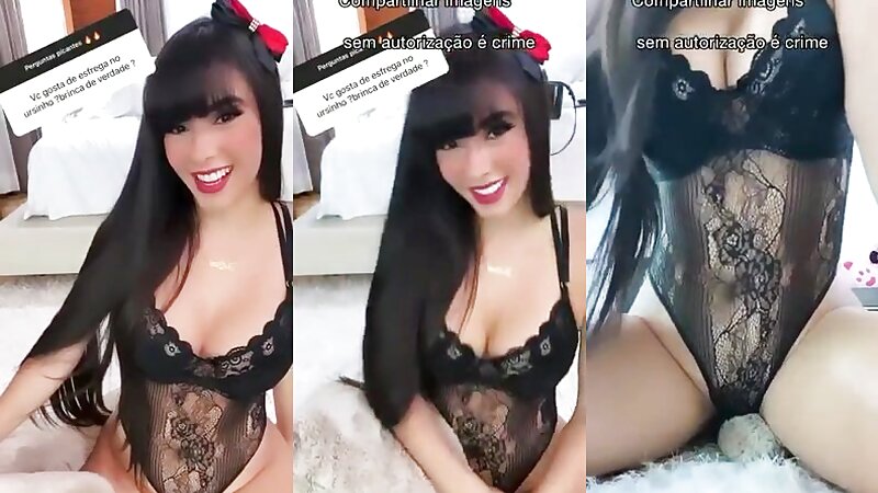 Juliana Bonde Nude Black Lingerie Teasing Porn Video Leaked
