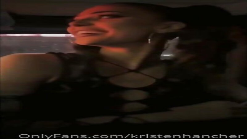Kristen Hancher Sloppy Car Blowjob