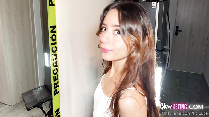 TitiCute Petite Latina Cowgirl Blowketing Banged Her Pussy in POV Blowjob Deepthroat Cum