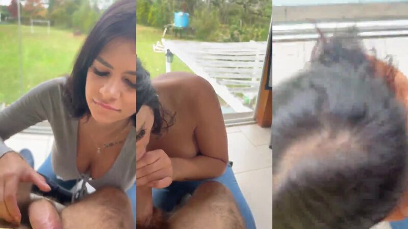 Rosinavaliente Lusty Big Tits Outdoor Blowjob