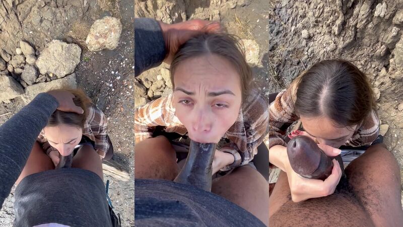 SugarrSpiceee BBC Big Cock Blowjob on Knees and Sloppy Facial with Moneyshot