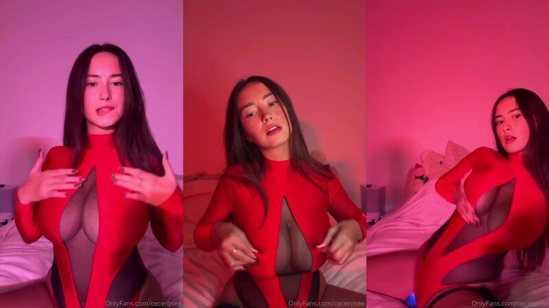 CeCe Rose Seductive Solo Play with Big Tits, Nipple and Pussy Buzzing