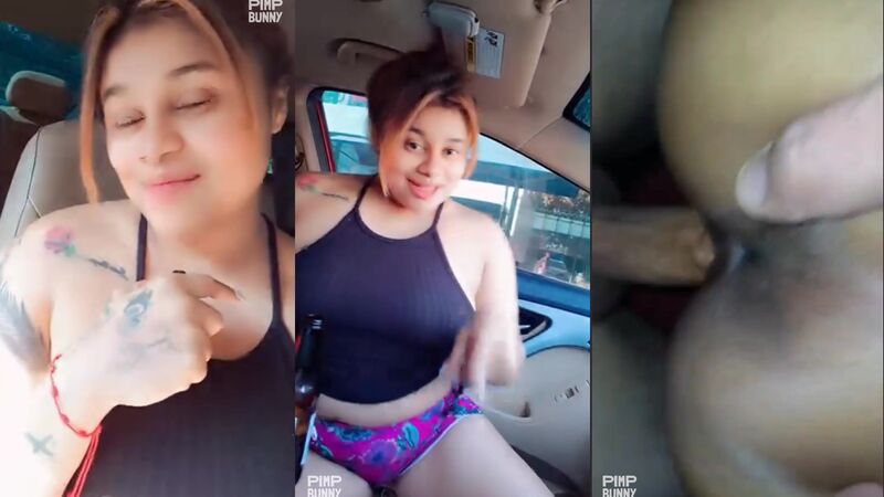 Alejandra Velasquez Latina Escort Teasing in Shorts Gets Fucked in Cowgirl in Car