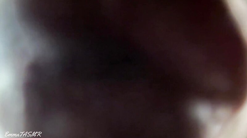 EmmaTASMR ASMR Roleplay with Actual Lens Licking, Wet Kisses, and Intimate Mouth Sounds