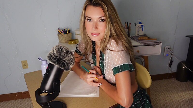 Sabrina Vaz ASMR Class Roleplay Massage Cosplay