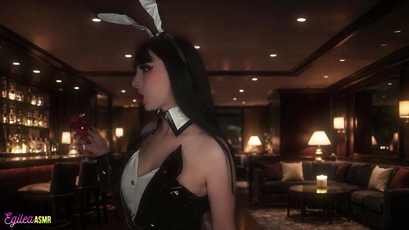 Egilea Bunny Girl Cosplay ASMR Roleplay Choice at VIP Club Evening