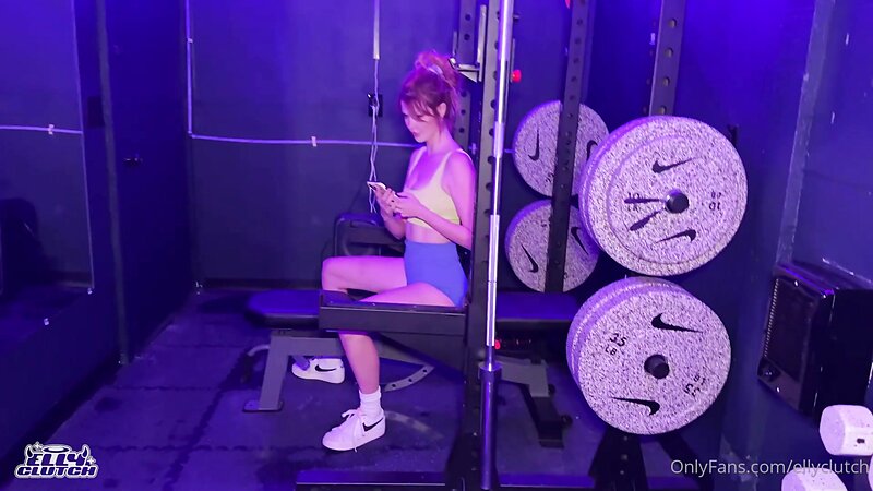 Elly Clutch Redhead Milf POV Blowjob and Cowgirl Ride with Big Cock in Gym Crush Fantasy