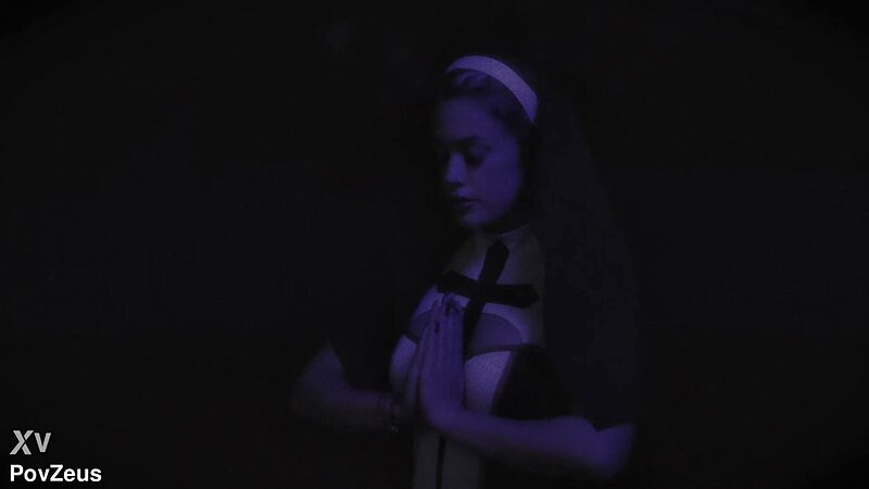 Ashley Alexander Deepthroat Blowjob and Facial Cumload in POV with Zeus