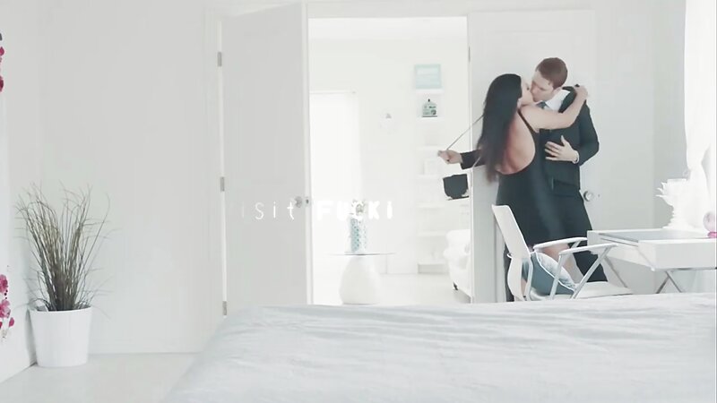 Flirtatious Babe Sensual POV Teasing with Big Tits Before Double Penetration and Anal Creaming