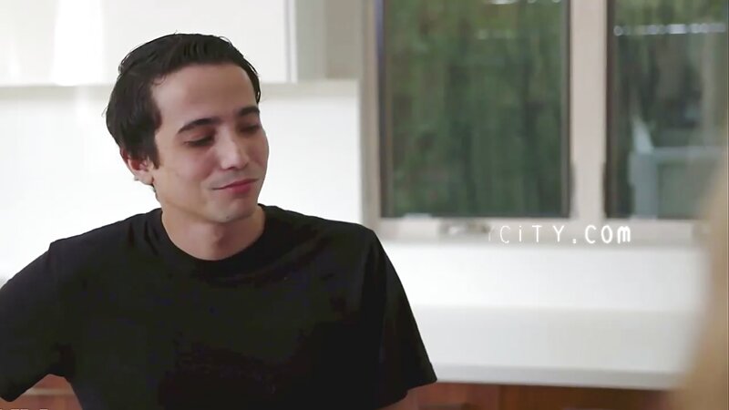 Busty Milf Meets New Stepson in Threesome with Anal and Creampie in Cowgirl