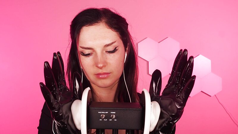 Busy B ASMR Ear Massage With and Without Gloves