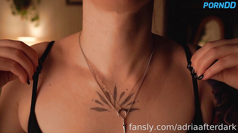 Adria After Dark ASMR Intimate Body Triggers and Fabric Scratching