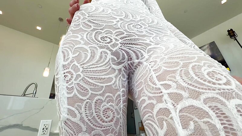 Lola Cora Mesh Outfit Anal Stretching with BBC in POV Blowjob and Cowgirl Ride