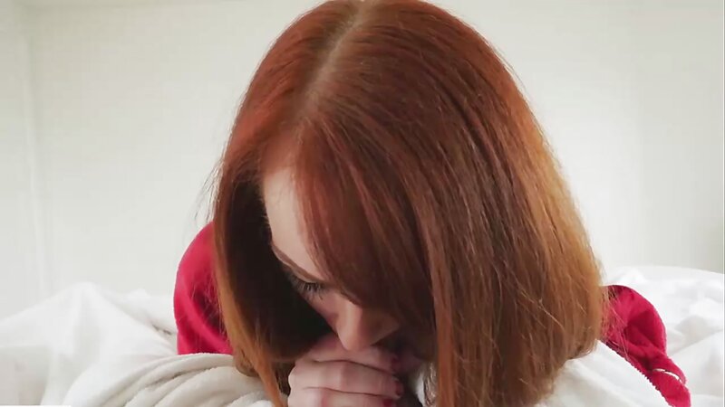 Seductive Redhead Stepmom in Naughty Threesome with Double Penetration and Rough Fuck