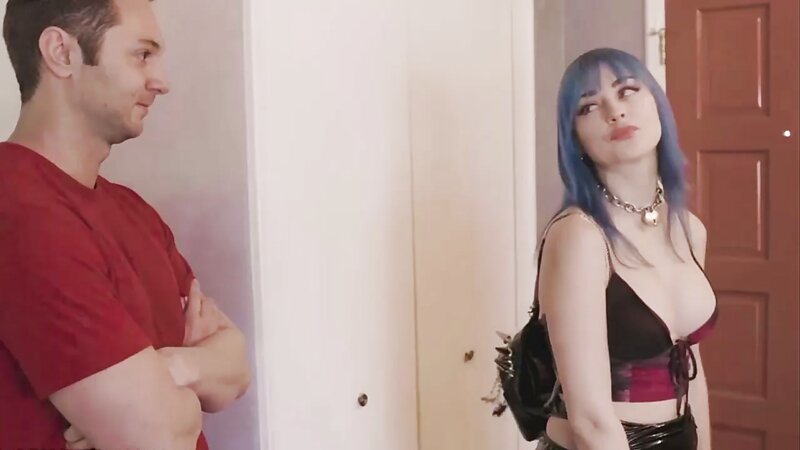 Redhead and Brunette Sensual Rough Creampie Fuck While Studying