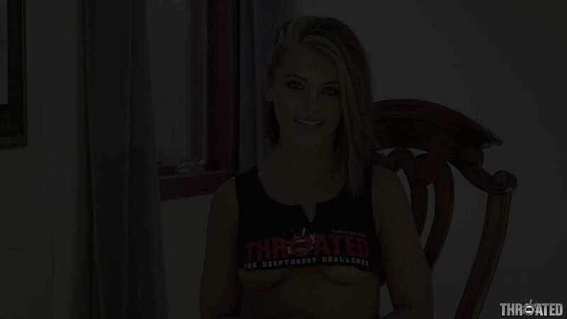 Adriana Chechik Deep Throat Blowjob and Sloppy Face Fuck