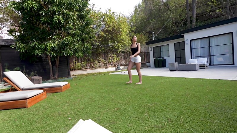 Lily Phillips Naked Sunbathing Sextape POV Roleplay