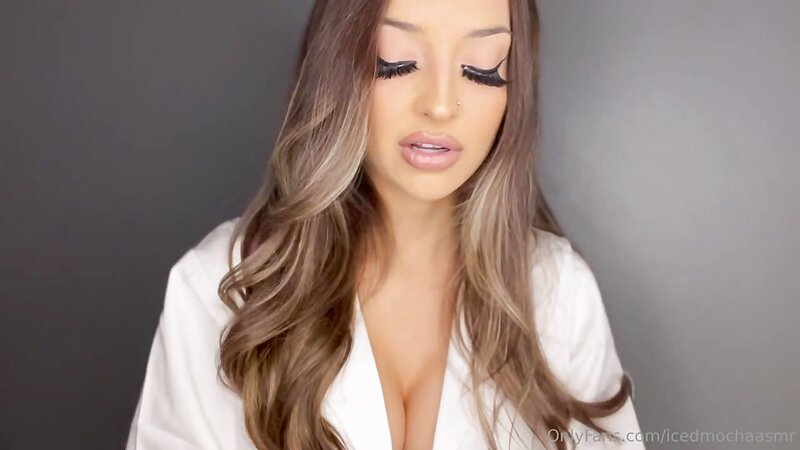 Iced Mocha ASMR: RP Nurse Gives Blowjob in Roleplay POV