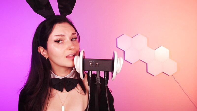 Busy B Bunny Girl Cosplay Ear Eating ASMR