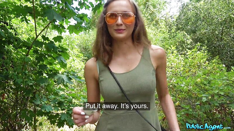 Stacy Cruz Sneaky Cheating Blowjob in the Woods