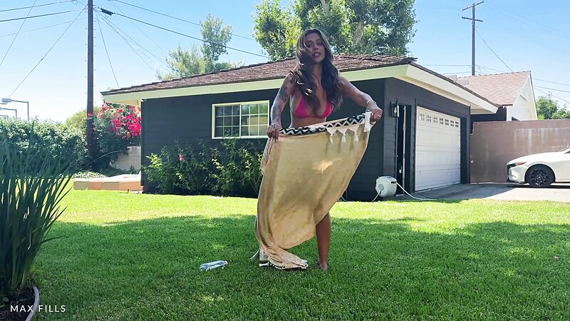 Ava Amira Gets Rough Outdoor Fuck with POV Blowjob and Facial by Max Fills