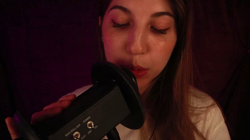 FrivolousFox ASMR Ear Eating and Whispers Seductive Roleplay