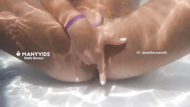 Steffy Moreno Latina Big Tits Masturbating Solo in Jacuzzi