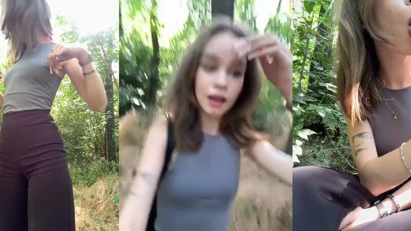 Street_Young Sucks A Dildo Off Outside