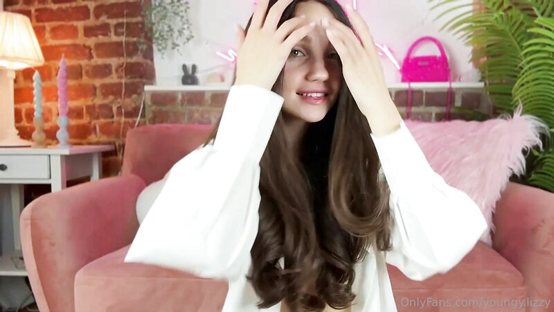 LizzyMilkies Takes Huge Dildo Deep in Pussy and Fingers Ass