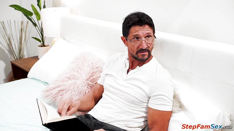 Skylar Vox Gets Nailed in Threesome While Stepdad Watches with Big Cock