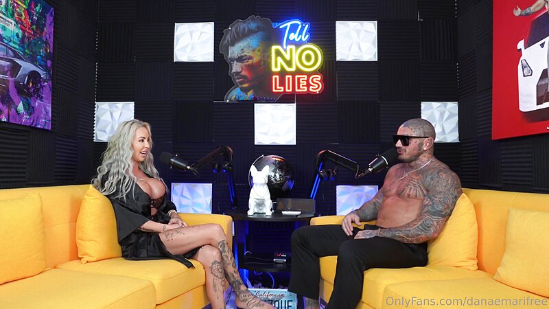 Danae Mari Big Tit Fuck and Creampie with DevinPhysique on Podcast