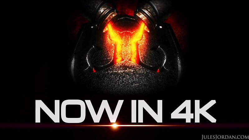 Blake Blossom Hot Blonde in BBC Threesome with Double Blowjob and Cum