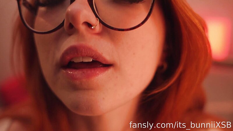 Its_bunnii Shy Nerdy Girl ASMR Roleplay Close Up