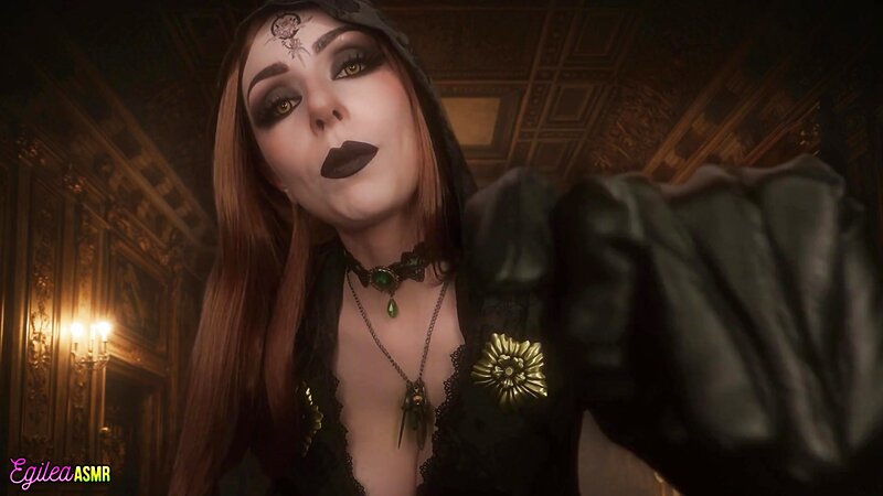 Daniela Dimitrescu Cosplay ASMR Tickles and Kisses Experience