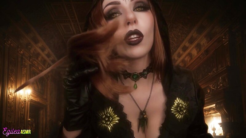 Daniela Dimitrescu Cosplay ASMR Tickles and Kisses Experience