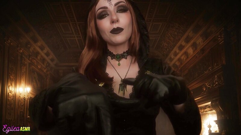 Daniela Dimitrescu Cosplay ASMR Tickles and Kisses Experience