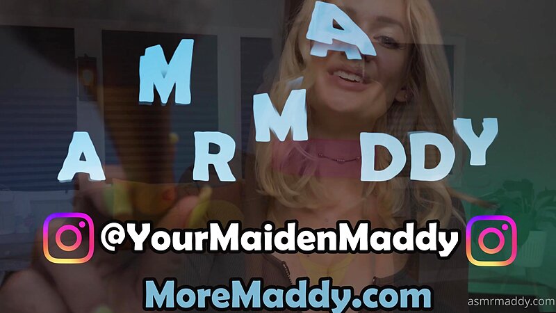Maddy ASMR Jerk Off Instruction for Busty Milf Springtime Release