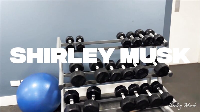 Shirley Musk Amateur Latina Brunette Big Tits Seduction Blowjob and Cowgirl Fuck in Gym Bathroom