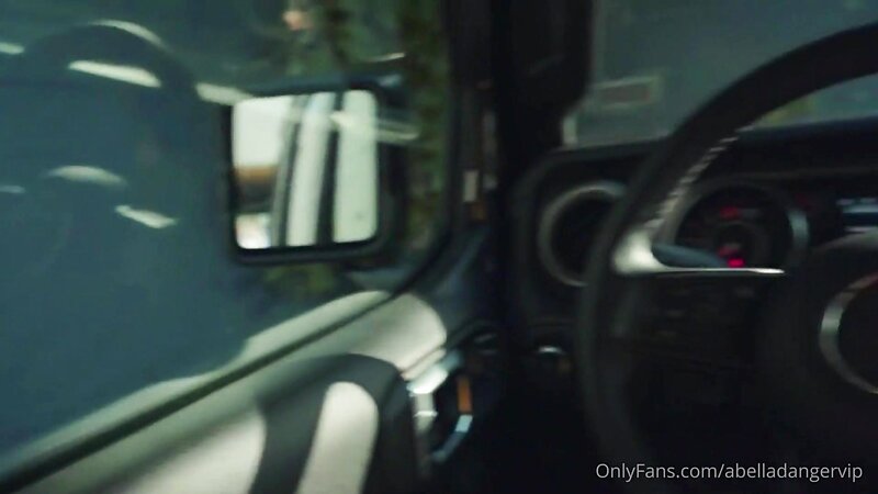 Abella Danger Pounded by Stranger in Car with Blowjob and Cowgirl POV