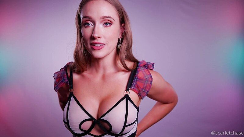 Secretcrush Role Play Lingerie Try On with Dildo Squirt Masturbation