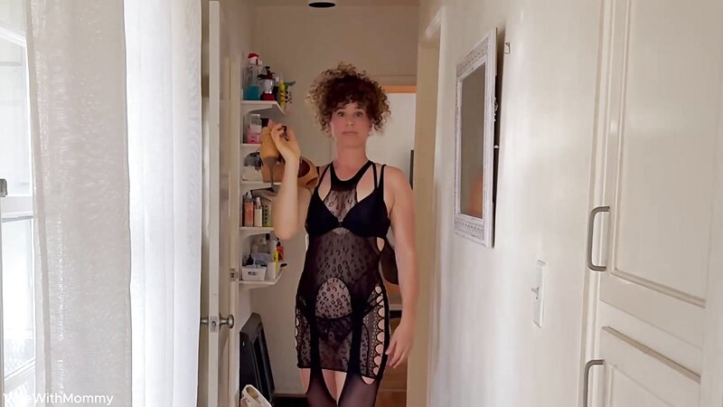 VibeWithMommy Step Mom Squirt on Step Son's Cock Then Takes Deep Anal Creampie