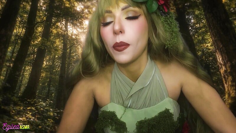 Egilea ASMR Forest Nymph Cosplay Kisses Care Session
