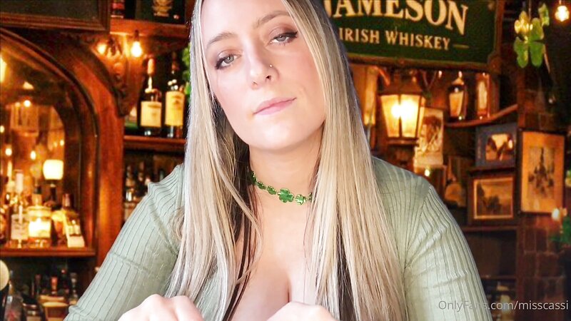 Miss Cassi Irish Bar Roleplay ASMR Blowjob with Personal Attention