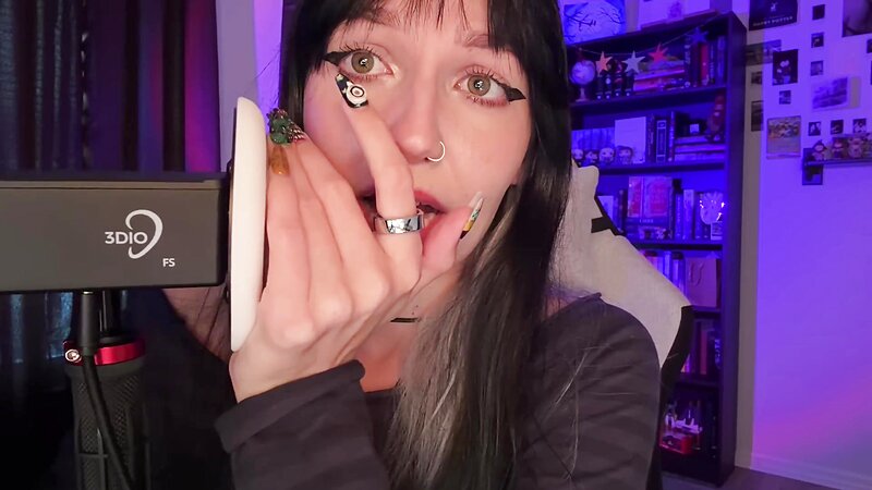 Sage ASMR Inaudible Curse Words with Mouth Sounds and Heavy Breathing 3Dio