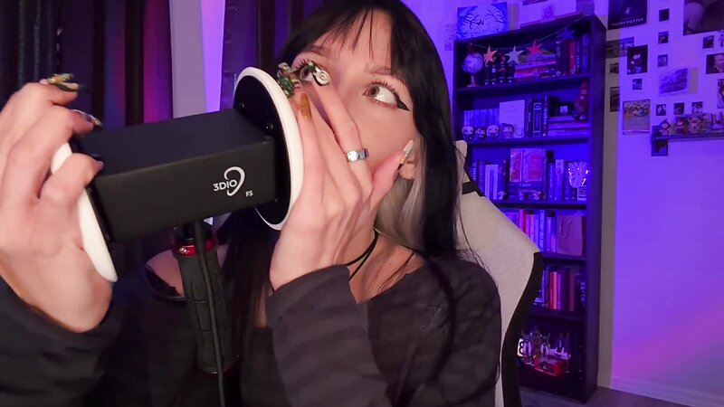 Sage ASMR Inaudible Curse Words with Mouth Sounds and Heavy Breathing 3Dio