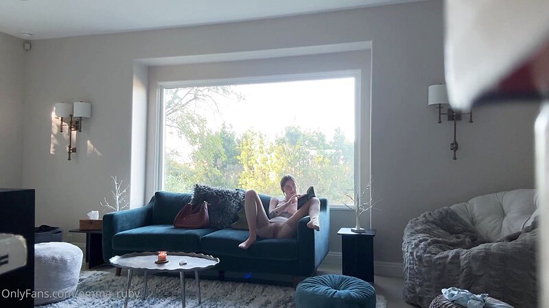 Emma Ruby Caught Masturbating on Hidden Camera with ASMR Fingering