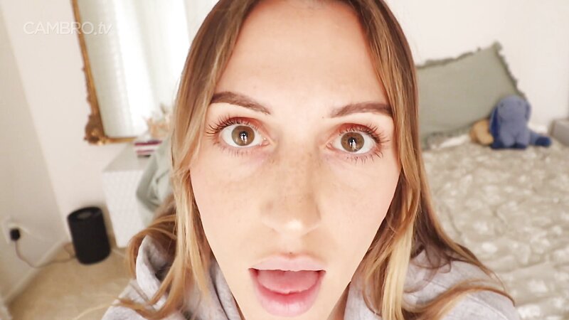 Tatum Christine Deepthroat Blowjob and Cum Swallow in POV